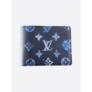 Louis Vuitton Navy & Blue Watercolor Monogram Multiple Wallet